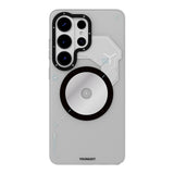Galaxy S26 Ultra Kılıf M-safe Uyumlu Disk Desenli Youngkit Disc Battle Kapak Gri