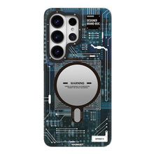 Galaxy S26 Ultra Kılıf M-safe Uyumlu Youngkit 360 Derece Technology Serisi Kapak Mavi