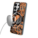 Galaxy S26 Ultra Kılıf M-Safe Uyumlu Youngkit Camouflage Sykell Serisi Kapak Turuncu