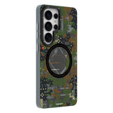 Galaxy S26 Ultra Kılıf M-Safe Uyumlu Youngkit Camouflage Sykell Serisi Kapak Yeşil