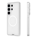 Galaxy S26 Ultra Uyumlu Kılıf M-safe Şarj Özellikli Youngkit Clear Serisi Kapak Şeffaf
