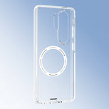 Galaxy S26 Ultra Uyumlu Kılıf M-safe Şarj Özellikli Youngkit Clear Serisi Kapak Şeffaf