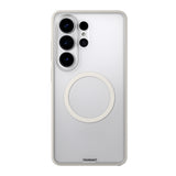 Galaxy S26 Ultra Uyumlu Kılıf M-safe Şarj Özellikli Youngkit Clear Serisi Kapak Gri