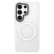 Galaxy S26 Ultra Uyumlu Kılıf M-safe Şarj Özellikli Youngkit Hidden Sand Serisi Kapak Beyaz