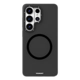 Galaxy S26 Ultra Uyumlu Kılıf M-safe Şarj Özellikli Youngkit Hidden Sand Serisi Kapak Siyah