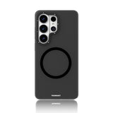 Galaxy S26 Ultra Uyumlu Kılıf M-safe Şarj Özellikli Youngkit Hidden Sand Serisi Kapak Siyah
