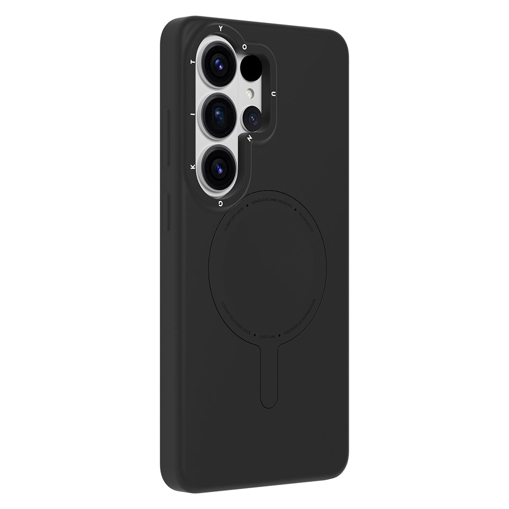 Galaxy S26 Ultra Kılıf M-Safe Uyumlu Youngkit Morandi Serisi Kapak Siyah