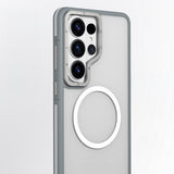 Galaxy S26 Ultra Kılıf M-safe Uyumlu Youngkit Rock Sand Serisi Kapak Gri