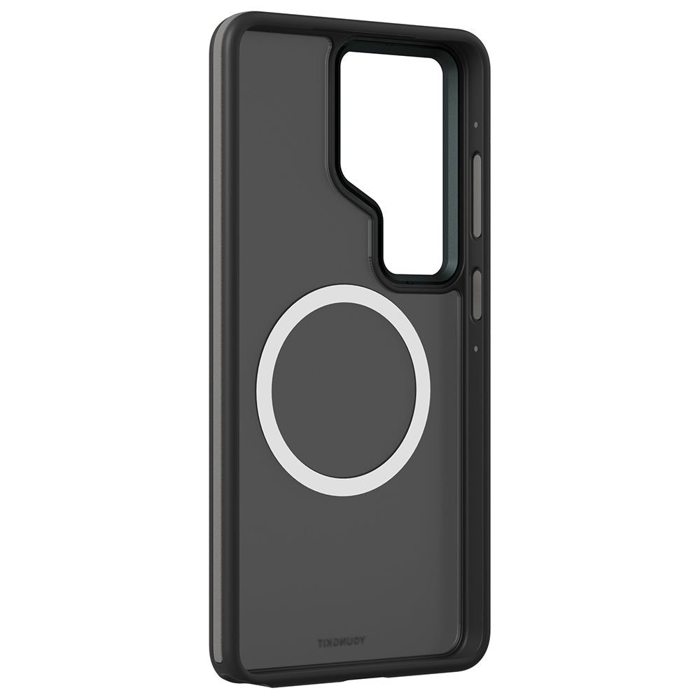 Galaxy S26 Ultra Kılıf M-safe Uyumlu Youngkit Rock Sand Serisi Kapak Siyah