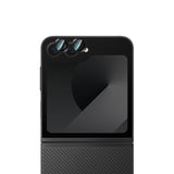 Galaxy Z Flip 6 Uyumlu CaseWorld Alloy Serisi Oleofobik Anti Reflective Kamera Lens Koruyucu Siyah