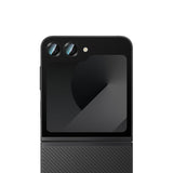 Galaxy Z Flip 6 Uyumlu CaseWorld Alloy Serisi Oleofobik Anti Reflective Kamera Lens Koruyucu Siyah