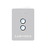 Galaxy Z Flip 6 Uyumlu CaseWorld Alloy Serisi Oleofobik Anti Reflective Kamera Lens Koruyucu Gümüş