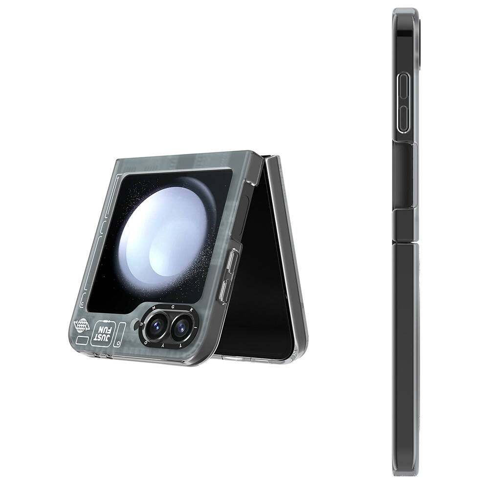 Galaxy Z Flip 6 Kılıf M-safe Şarj Özellikli Youngkit Technology Serisi Kapak