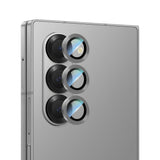 Galaxy Z Fold 6 Uyumlu CaseWorld Alloy Serisi Oleofobik Anti Reflective Kamera Lens Koruyucu Gümüş