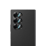 Galaxy Z Fold 6 Uyumlu CaseWorld Alloy Serisi Oleofobik Anti Reflective Kamera Lens Koruyucu Siyah