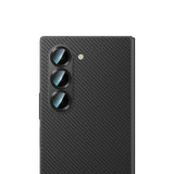 Galaxy Z Fold 6 Uyumlu CaseWorld Alloy Serisi Oleofobik Anti Reflective Kamera Lens Koruyucu Siyah