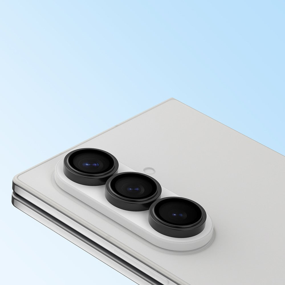 Galaxy Z Fold 7 Youngkit Alloy Original Parlama Önleyici Kamera Lens Koruyucu Aparatlı