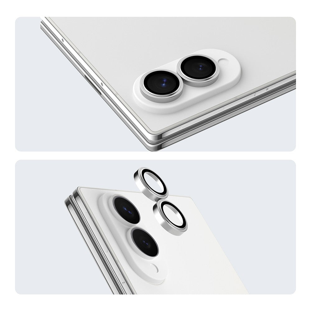 Galaxy Z Fold 8 Youngkit Alloy Original Parlama Önleyici Kamera Lens Koruyucu Aparatlı