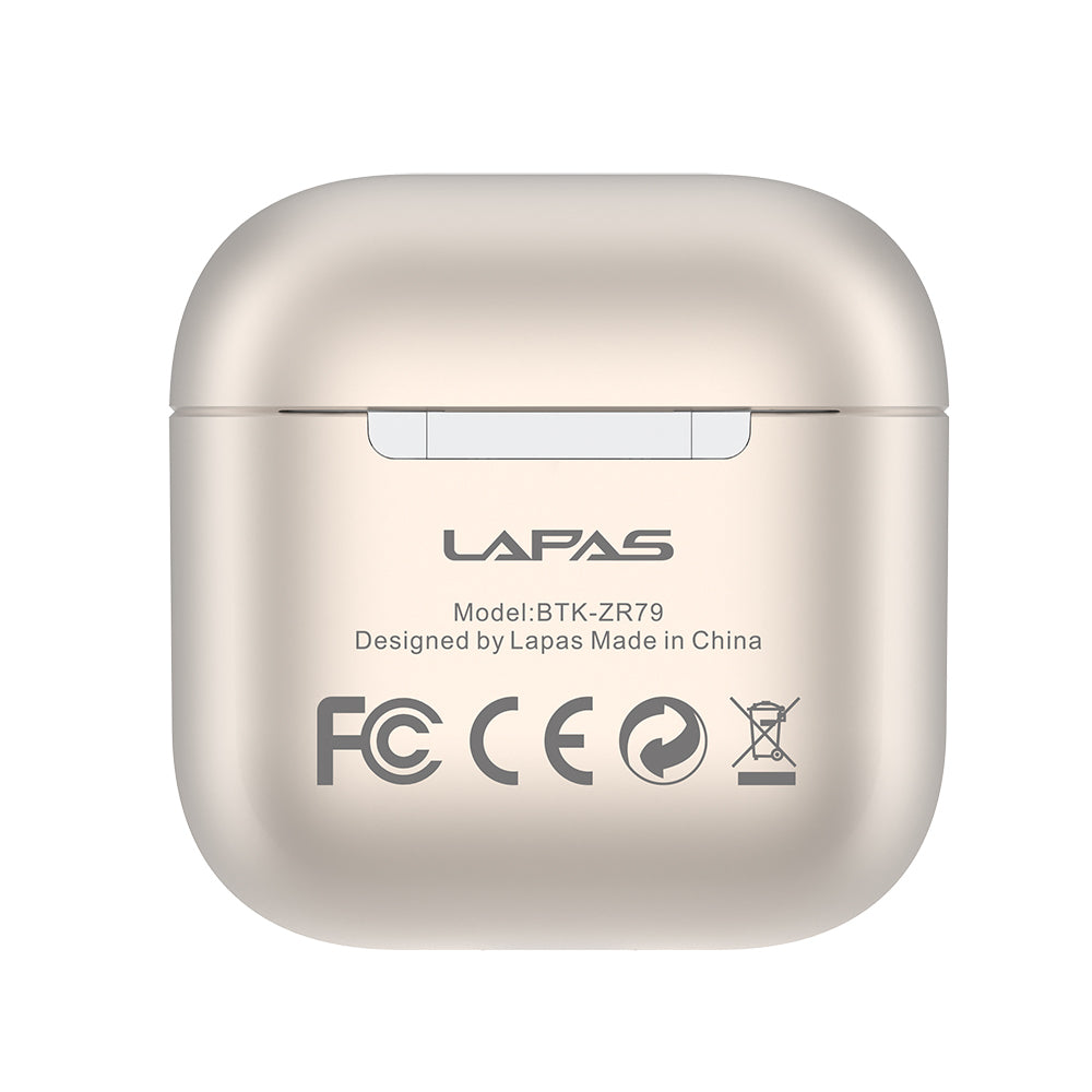 Lapas BTK-ZR79 TWS Kulak İçi Bluetooth Kulaklık v5.3 Gold