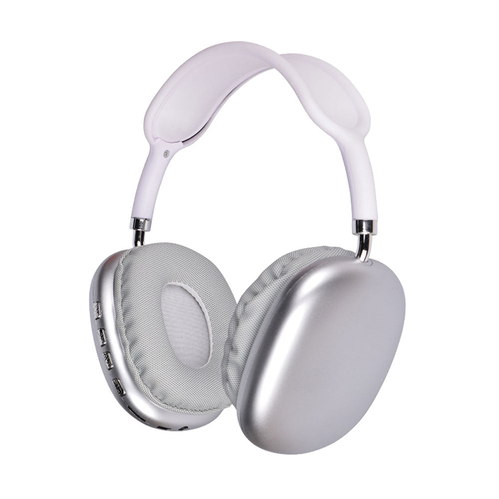Lapas P10 Hi-Fi Ses Kalitesi Ayarlanabilir ve Katlanabilir Kulak Üstü Bluetooth Kulaklık Gümüş