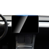 Tesla Model Y CaseWorld Araç Multimedya Uygulama Aparatlı Ekran Koruyucu Şeffaf