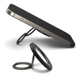 Youngkit Parmak Ring Stand Magnetik 360 Derece Dönebilen Double Ring Serisi Siyah
