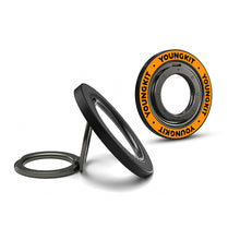 Youngkit Parmak Ring Stand Magnetik 360 Derece Dönebilen Double Ring Serisi Turuncu