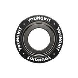 Youngkit Parmak Ring Stand Magnetik 360 Derece Dönebilen Double Ring Serisi Siyah