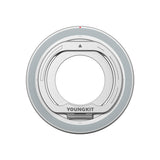 Youngkit Magnetik 360 Derece Dönebilen Dual Fold Rotating Serisi Parmak Ring Stand Gümüş