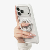 Youngkit Magnetik 360 Derece Dönebilen Dual Fold Rotating Serisi Parmak Ring Stand Gümüş
