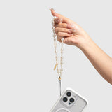 Youngkit Pearl Serisi İnci Tasarımlı Telefon Askı İpi 40cm Gold